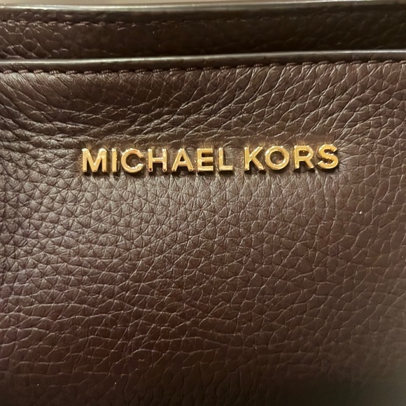 NWT Beautiful Michael Kors - Bedford Pocket Pebbled Leather Tote Bag - Picture 3 of 7